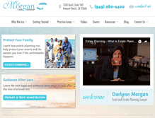 Tablet Screenshot of morganlawgroup.com